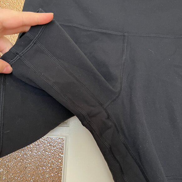 Lululemon 6” Inseam Align Shorts - Black Size 14 - Picture 3 of 5